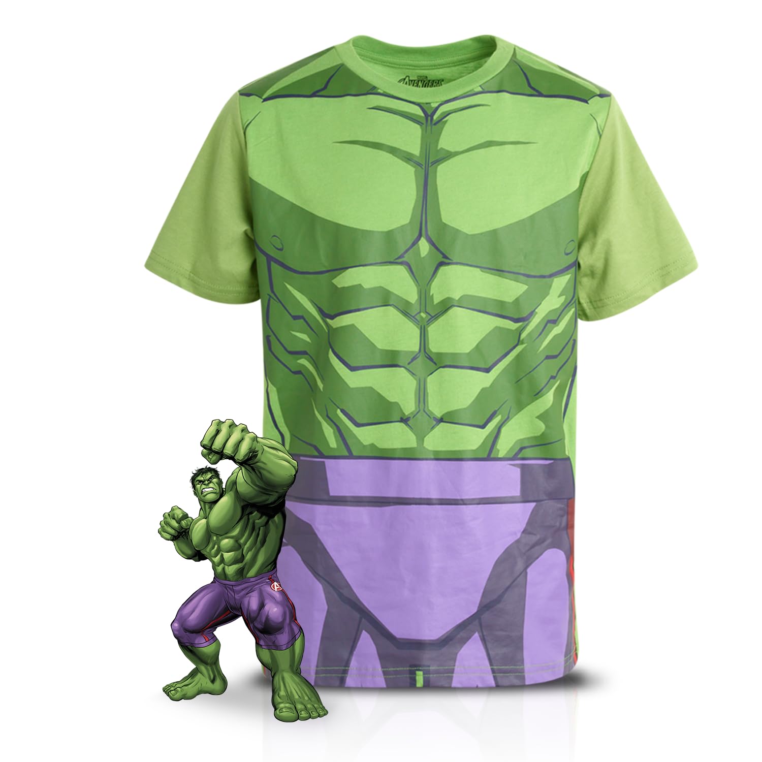 Marvel Avengers Spiderman Boys Shirts - Hulk Iron Man Captain America Thor Short Sleeve Graphic Tees for Toddler Boys & Kids